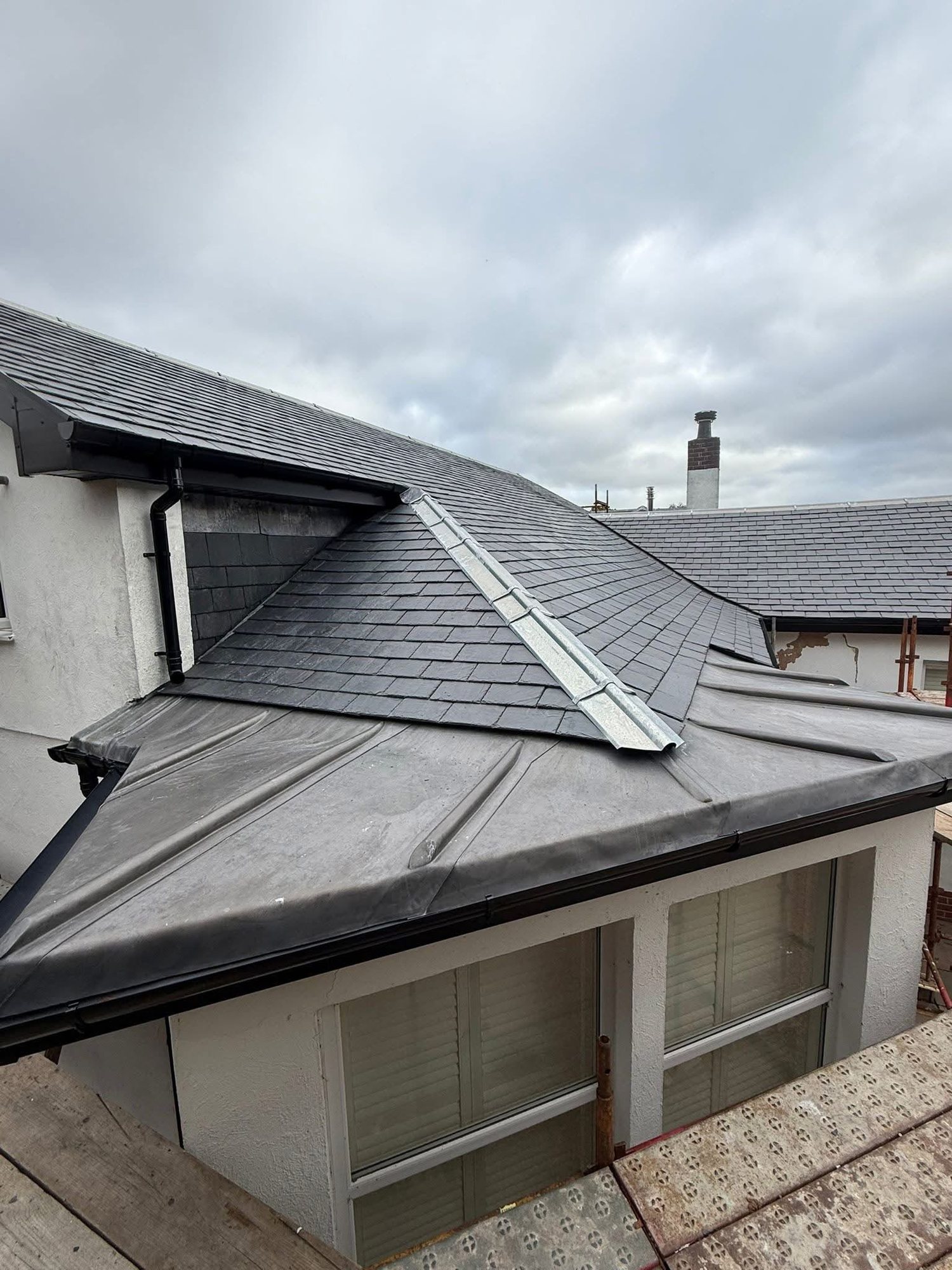 New roof and roofline by Doyle & Snedden, Glasgow