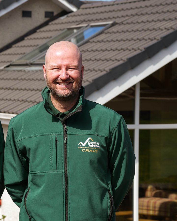 Craig, co-owner of Doyle & Snedden Roofing